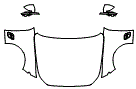 Full Hood, Fender and Mirror Kit pattern for the 2026 Genesis G70