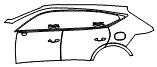 Door and Rear Fender Kit pattern for the 2027 Genesis GV80