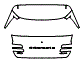 Trunk Lid Kit pattern for the 2021 Genesis GV80