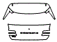 Trunk Lid Kit pattern for the 2021 Genesis GV80