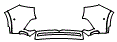 Rear Bumper Kit pattern for the 2025 Genesis GV70
