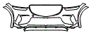 Bumper Kit pattern for the 2025 Genesis GV70