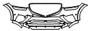 Bumper Kit pattern for the 2025 Genesis GV70