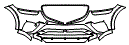 Bumper Kit pattern for the 2025 Genesis GV70