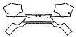 Rear Bumper Kit pattern for the 2025 Genesis GV70
