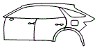 Rear Fender and Door Kit pattern for the 2025 Genesis GV70