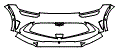 Bumper Kit pattern for the 2023 Genesis GV60