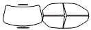 Tint Kit pattern for the 2000 Toyota Camry