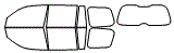 Tint Kit pattern for the 2015 Lexus LX 570