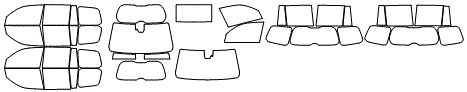 Tint Kit pattern for the 2021 Toyota LandCruiser