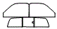 Tint kit pattern for the 2005 Toyota Tundra