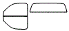 Tint Kit pattern for the 1997 Toyota Tacoma
