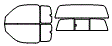 Tint Kit pattern for the 1997 Toyota Tacoma