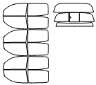 Tint Kit pattern for the 2006 Toyota Tacoma