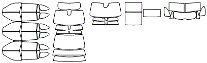 Tint Kit pattern for the 2026 Toyota Highlander