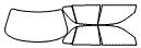Tint Kit pattern for the 1996 Toyota Camry