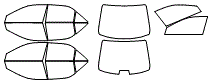 Tint Kit pattern for the 2012 Toyota Camry