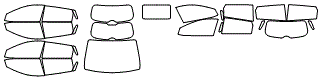 Tint Kit pattern for the 2012 Toyota Matrix