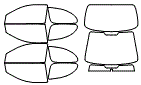 Tint Kit pattern for the 2005 Toyota Echo