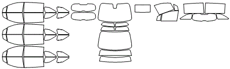 Tint Kit pattern for the 2026 Toyota Sienna