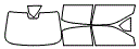 Tint Kit pattern for the 2001 Toyota Prius
