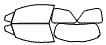 Tint Kit pattern for the 2013 Toyota Yaris