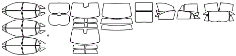 Tint Kit pattern for the 2024 Toyota Venza