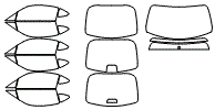 Tint Kit pattern for the 2020 Toyota 86