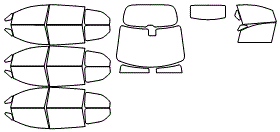 Tint Kit pattern for the 2011 Honda Odyssey
