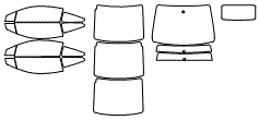 Tint Kit pattern for the 2012 Honda Civic