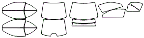 Tint Kit pattern for the 2002 Honda Civic