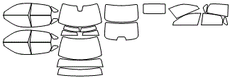 Tint Kit pattern for the 2026 Honda Civic