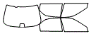 Tint Kit pattern for the 1994 Honda Accord