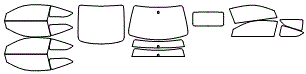 Tint Kit pattern for the 2015 Honda Accord