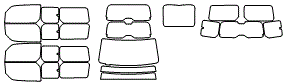 Tint Kit pattern for the 2011 Honda Element