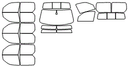 Tint Kit pattern for the 2007 Honda Ridgeline