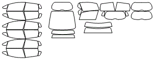 Tint Kit pattern for the 2020 Honda Fit