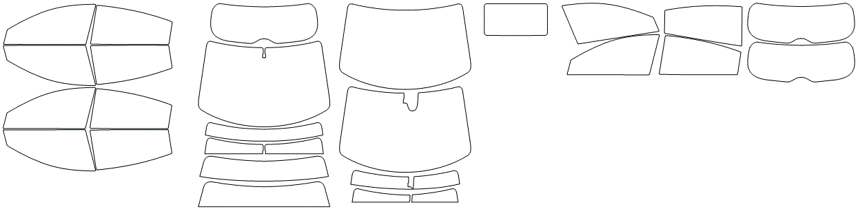 Tint Kit pattern for the 2019 Honda HR-V