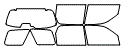Tint Kit pattern for the 2006 Mazda Tribute