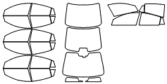 Tint Kit pattern for the 2011 Mazda MAZDA6