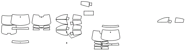 Tint Kit pattern for the 2021 Mazda MAZDA6