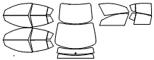 Tint Kit pattern for the 2010 Mazda MAZDA3