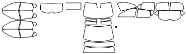 Tint Kit pattern for the 2021 Mazda CX-5