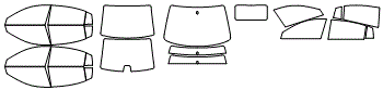 Tint Kit pattern for the 2003 Nissan Altima