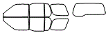 Tint Kit pattern for the 2001 Nissan Xterra