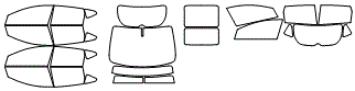 Tint Kit pattern for the 2016 Nissan Murano