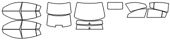 Tint Kit pattern for the 2005 Nissan Maxima