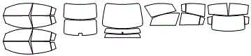 Tint Kit pattern for the 2011 Nissan Sentra