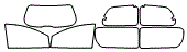 Tint Kit pattern for the 2006 Nissan Quest