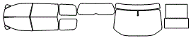 Tint Kit pattern for the 2013 Nissan Quest
